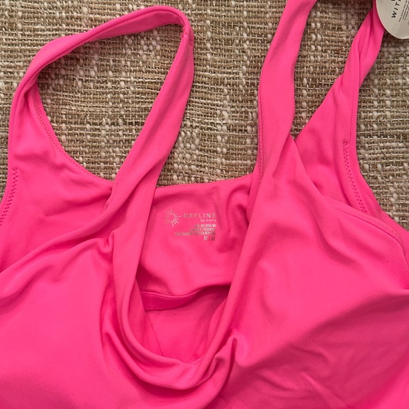 Hot Pink Aerie Tank NWT - Picture 2 of 3